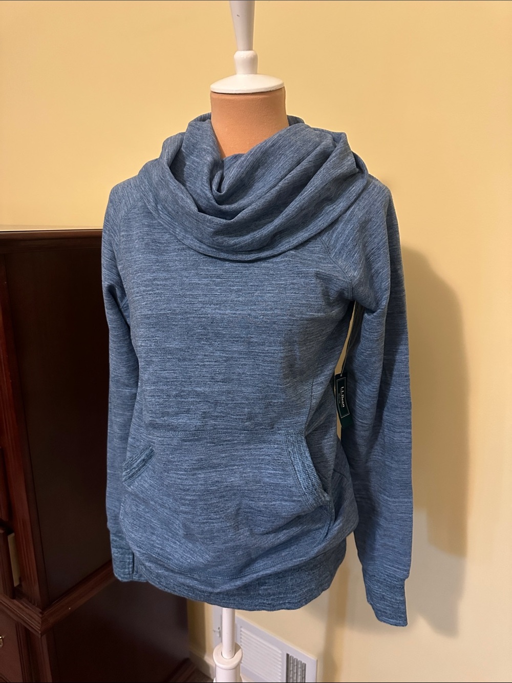 L.L.Bean Women's Cozy Pullover Cowl-Neck Sweatshirt
